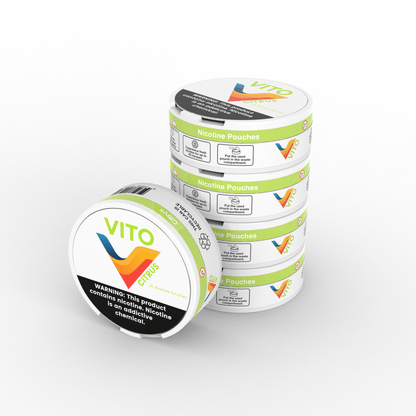 VITO Citrus - www.usanico.comNicotine Pouches5 cans3mg