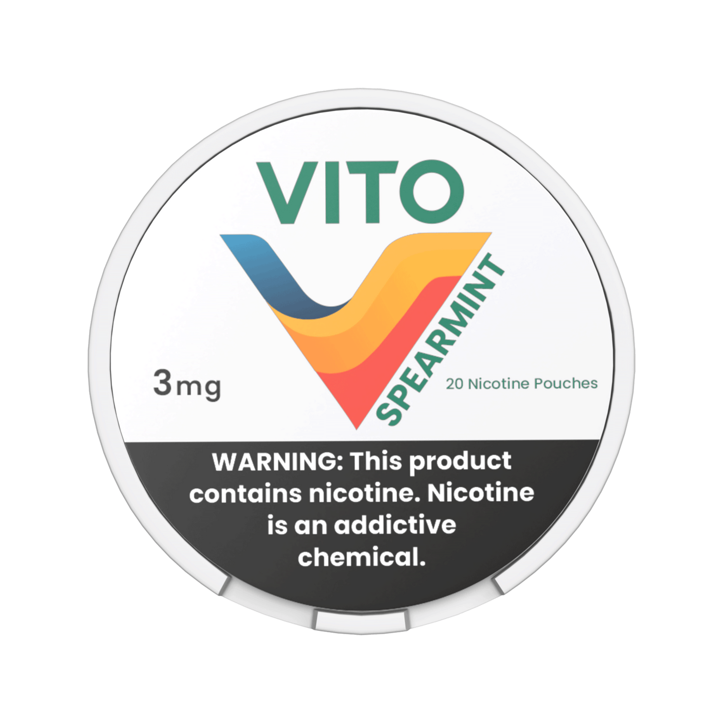 VITO Spearmint 3mg Nicotine Pouches