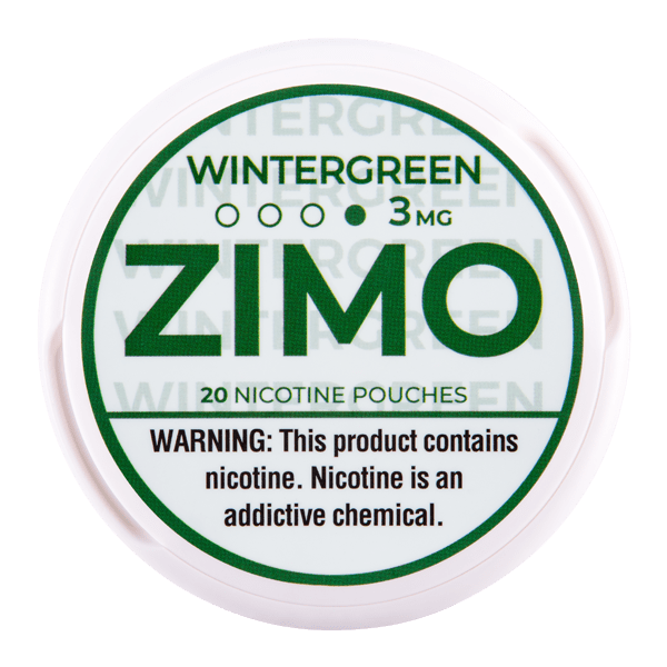 ZIMO Wintergreen 3mg Nicotine Pouches