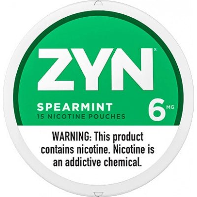 ZYN Spearmint - www.usanico.comNicotine Pouches5 cans6mg