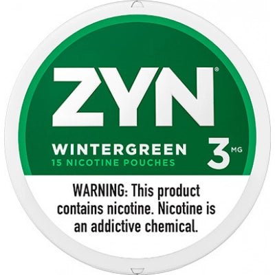 ZYN Wintergreen - www.usanico.comNicotine Pouches5 cans3mg