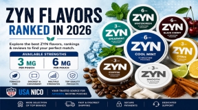 Best ZYN flavors ranked in 2026 featuring Cool Mint, Spearmint, Wintergreen, Black Cherry, Citrus, Coffee, and available 3mg and 6mg nicotine strengths