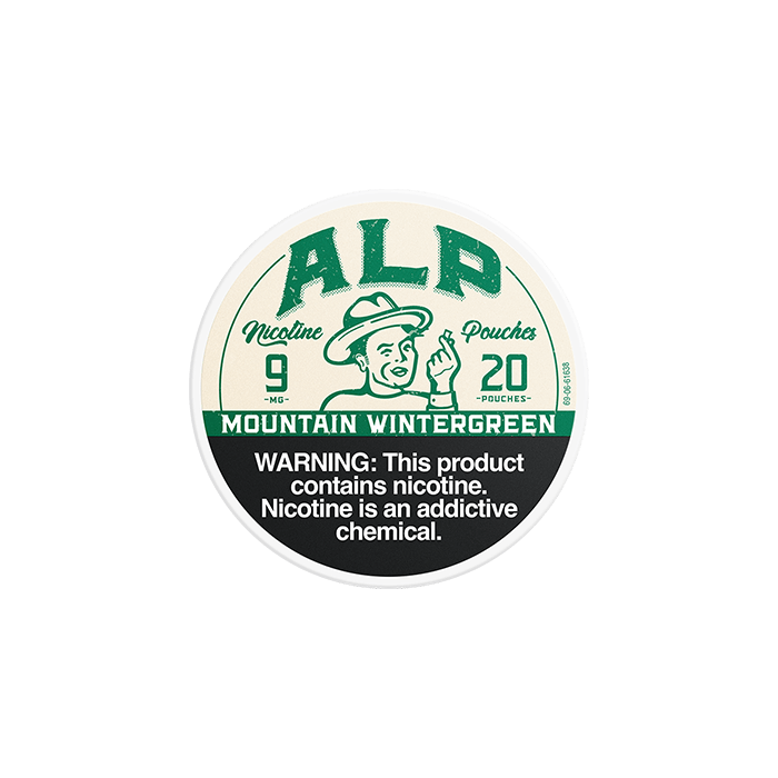 Buy ALP Mountain Wintergreen 9mg Nicotine Pouches Online