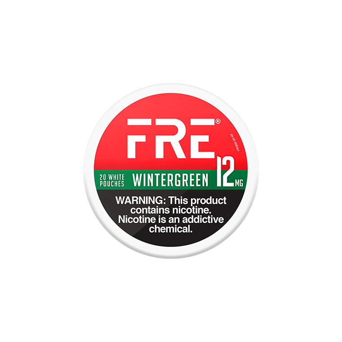 FRE Wintergreen 12mg Nicotine Pouches