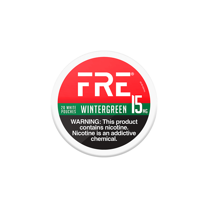 FRE Wintergreen 15mg Nicotine Pouches