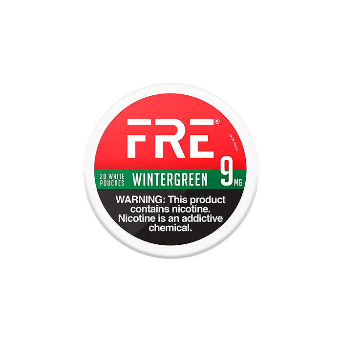 FRE Wintergreen 9mg Nicotine Pouches