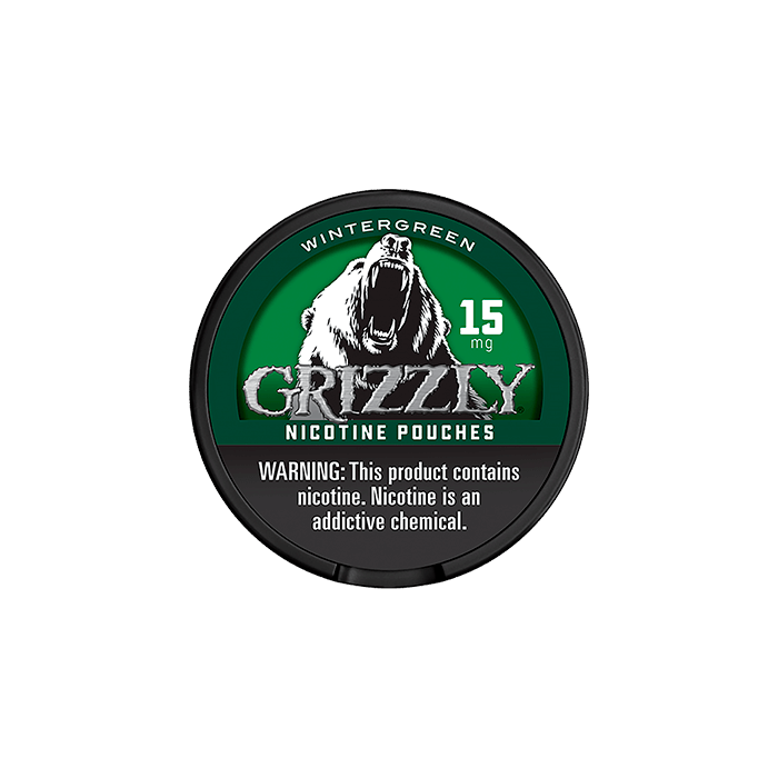 Grizzly Wintergreen 15mg Nicotine Pouches