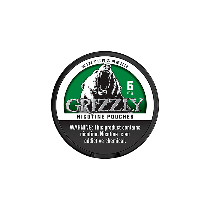 Grizzly Wintergreen 6mg Nicotine Pouches