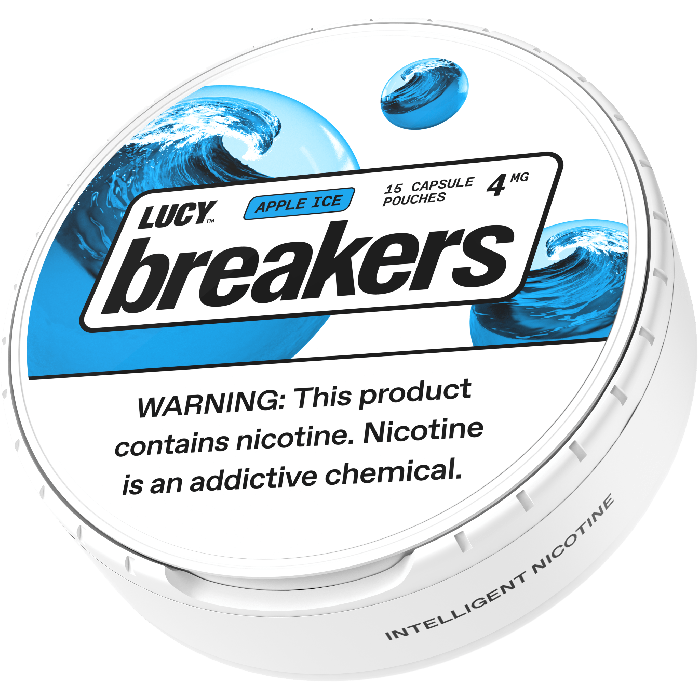 LUCY Breakers Apple Ice 4mg Nicotine Pouches