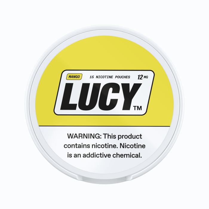 LUCY Mango 2mg Nicotine Pouches
