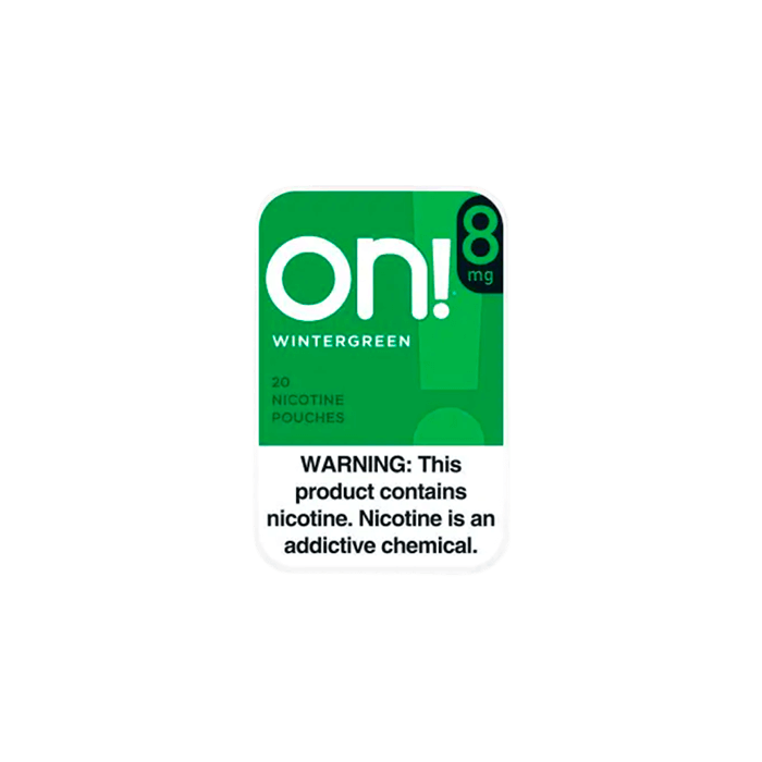 On! Wintergreen 8mg Nicotine Pouches