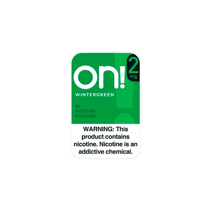 On! Wintergreen 2mg Nicotine Pouches