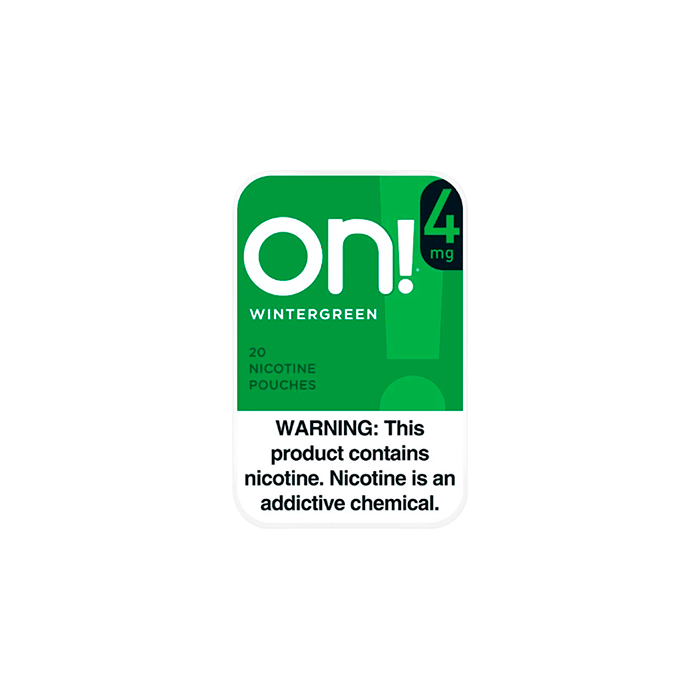 On! Wintergreen 4mg Nicotine Pouches