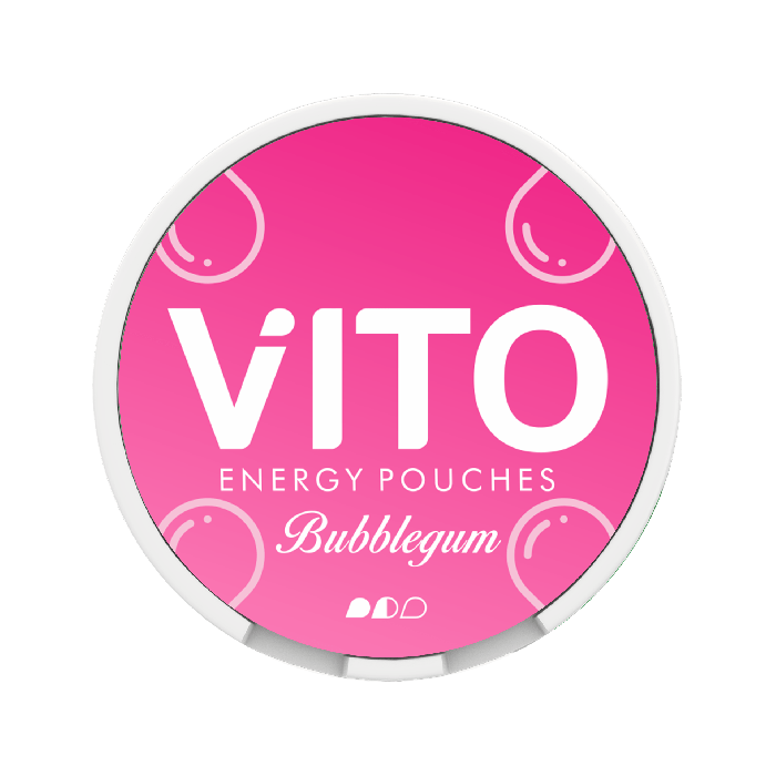 VITO Bubblegum Energy Pouches 80 mg Energy Pouch