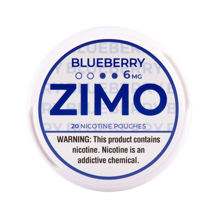 ZIMO Blueberry 6mg Nicotine Pouches