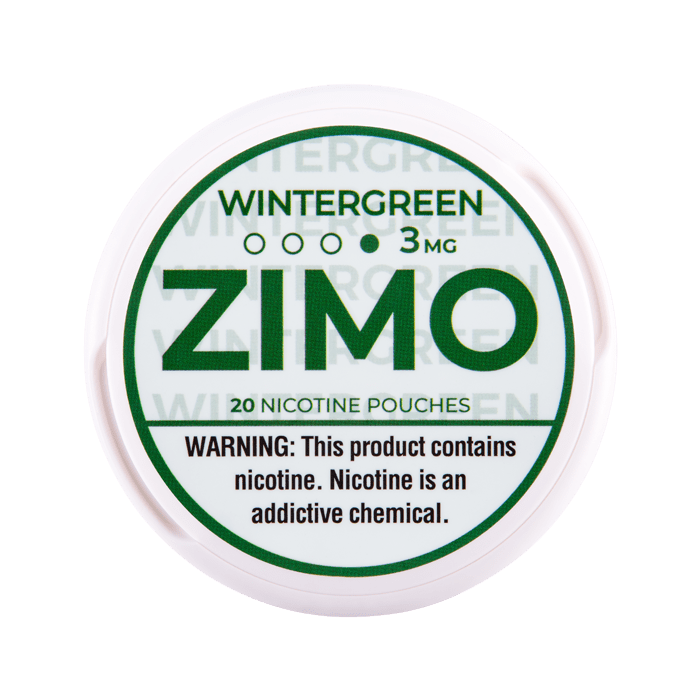ZIMO Wintergreen 3mg Nicotine Pouches