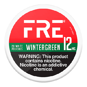 FRE Wintergreen 12mg Nicotine Pouches