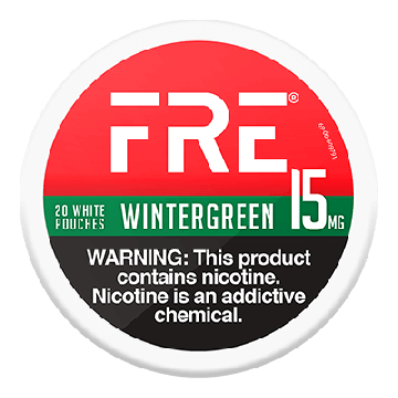 FRE Wintergreen 15mg Nicotine Pouches