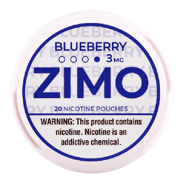 ZIMO Blueberry 3mg Nicotine Pouches