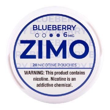 ZIMO Blueberry 6mg Nicotine Pouches