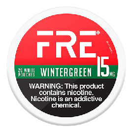 FRE Wintergreen 15mg Nicotine Pouches