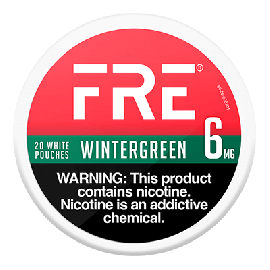 FRE Wintergreen 6mg Nicotine Pouches