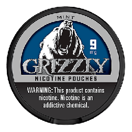 Grizzly Mint 9mg Nicotine Pouches