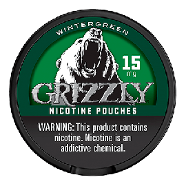 Grizzly Wintergreen 15mg Nicotine Pouches