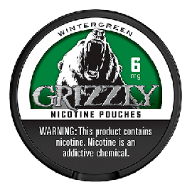 Grizzly Wintergreen 6mg Nicotine Pouches