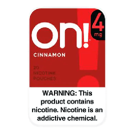 On! Cinnamon 4mg Nicotine Pouches
