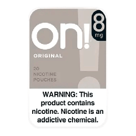 On! Original 8mg Nicotine Pouches