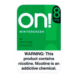 On! Wintergreen 8mg Nicotine Pouches