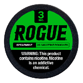 Rogue Spearmint 3mg Nicotine Pouches