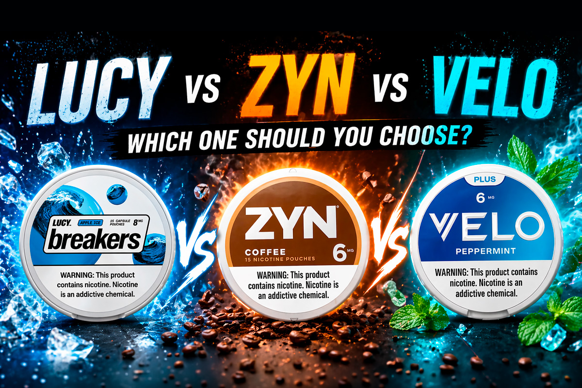Lucy vs ZYN vs VELO: Which Nicotine Pouch Should You Buy in 2026?